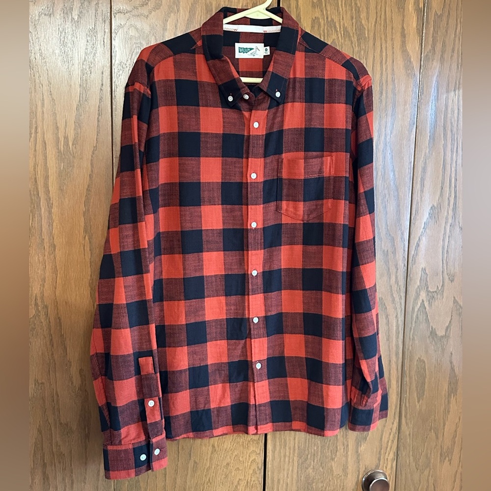 Wellen Buffalo Check Slub Flannel Shirt